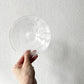 【28】辻和美 Kazumi Tsuji おこさら カキカキ ガラスプレート Φ15.5cm ファクトリーズーマー factory zoomer 現代作家 ◎