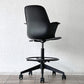 スチールケース Steelcase ノード Node ハイスツール 製図チェア キャスター ブラック ◇