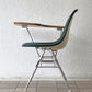 ハーマンミラー Herman Miller サイドシェルチェア セカンド 2nd ビンテージ アプホルスター スクールベース 肘掛けテーブル付 イームズ ミッドセンチュリー A ◇