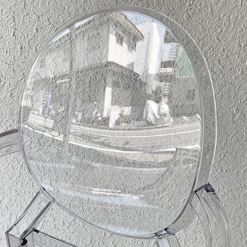 カルテル Kartell ルイゴースト LouisGhost アームチェア クリスタル スタッキング フィリップ・スタルク Philippe Starck イタリア ◇
