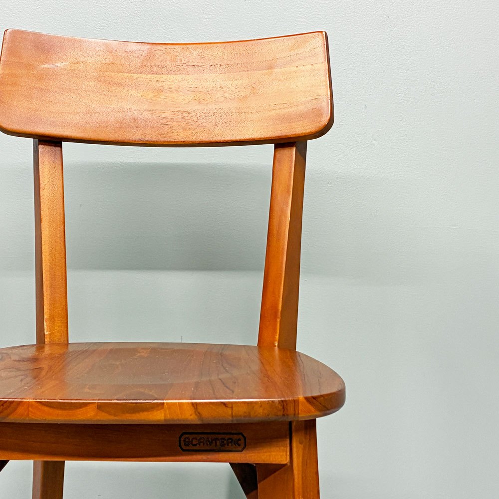 スキャンティーク SCANTEAK コントール KONTUR ダイニングチェア チーク材 北欧スタイル A ◎