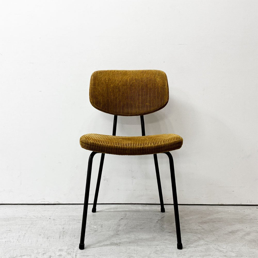 トラックファニチャー TRUCK FURNITURE スット ダイニングチェア SUTTO DINING CHAIR 張地 コーデュロイ×スチールフレーム インダストリアル 定価￥64,460- A ●
