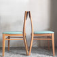 カリガリス Calligaris ビーチ材 ダイニングチェア ブルー系カラー PVCレザーシート 合皮 2脚セット イタリアモダン ■