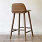 ムート Muuto ナード Nerd カウンターチェア ハイスツール David Geckeler デザイン オーク材 ステインドダークブラウン 北欧家具 ◇