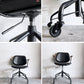 クラッシュゲート CRASHGATE ノットアンティークス Knot Antiques アボック ABOCK デスクチェア ブラック オーク材 肘付き 展示美品 ■