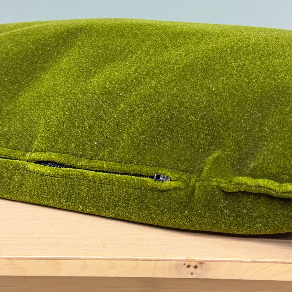 カリモク60 karimoku60 フェザー ハーフクッション モケットグリーン 2個セット ◎