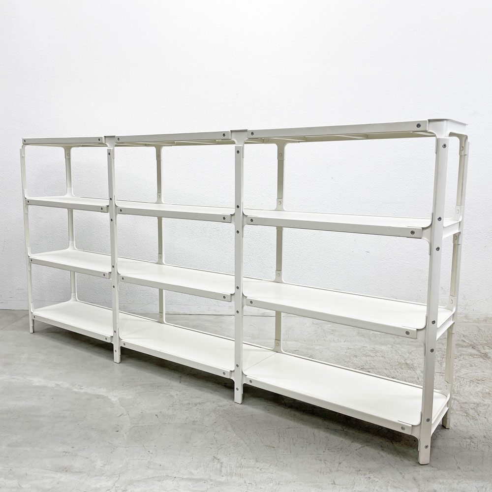マジス MAGIS スティールウッド シェルビングシステム Steelwood Shelving System オープンシェルフ 3列3段 ホワイト ロナン＆エルワン・ブルレック 〓
