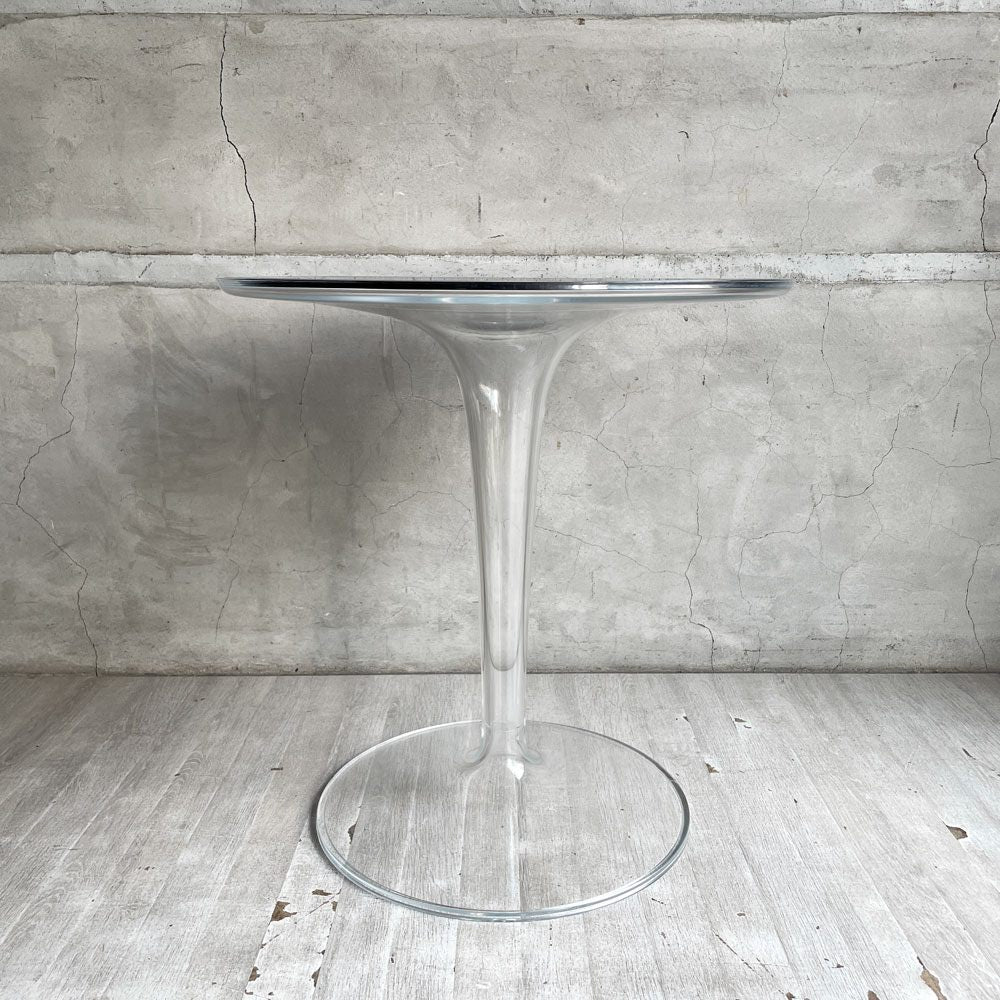 カルテル Kartell ティップトップ TIPTOP サイドテーブル ブラック PMMA フィリップ・スタルク Philippe Starck イタリア 定価￥52,500- ♪