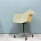 ハーマンミラー HermanMiller アームシェルチェア パーチメント ビンテージ コントラクトキャスターベース 回転式 C&R. イームズ ミッドセンチュリー ◎
