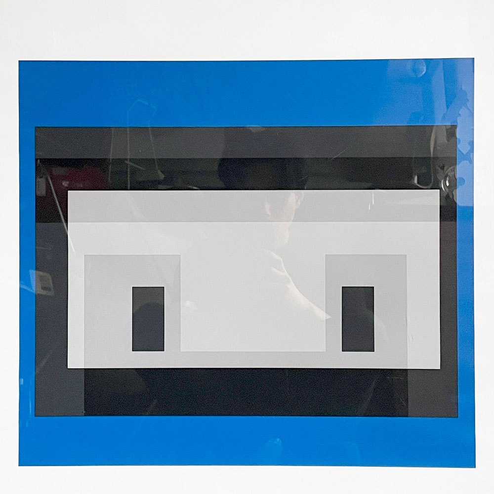 ジョセフ・アルバース Josef Albers VARIANT:MMA-3 シルクスクリーン アートフレーム ポスター 68.5㎝×63.5cm 額装品 メトロポリタン美術館 100周年 バウハウス ■