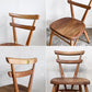 アーコール Ercol ダブルバックチェア キッズチェア イエロードット 黄色 スタッキング エルム材 UKビンテージ Vintage 英国家具 ■