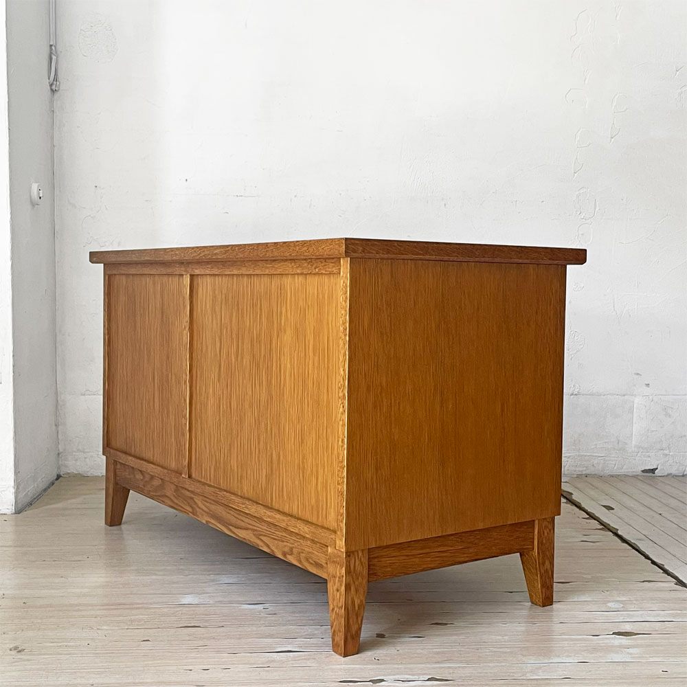 スタンダードトレード STANDARD TRADE CHT-013D-Low ローチェスト キャビネット Door & Drawers Chest 楢材 国産家具 定価￥195,000- ★