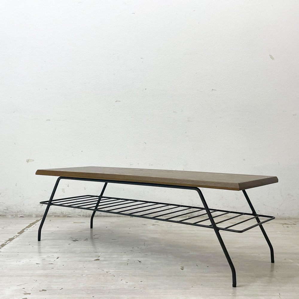 アクメファニチャー ACME Furniture ベルズ BELLS FACTORY COFFEE TABLE ファクトリーコーヒーテーブル ローテーブル W120cm アッシュ材 廃番 ●