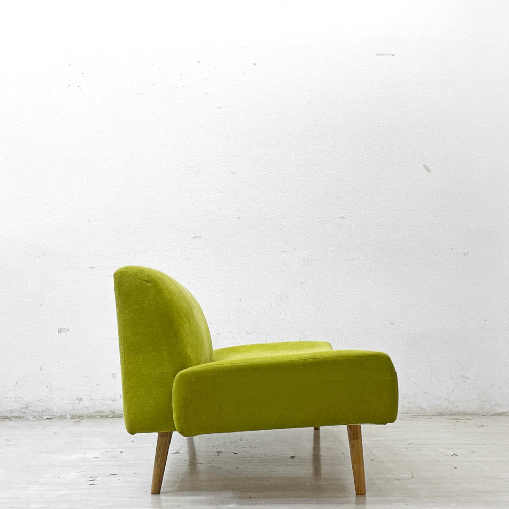 イデー IDEE アーオ ソファ AO SOFA 2シーター 2人掛け グリーン ファブリック W140cm 岡嶌要 ●