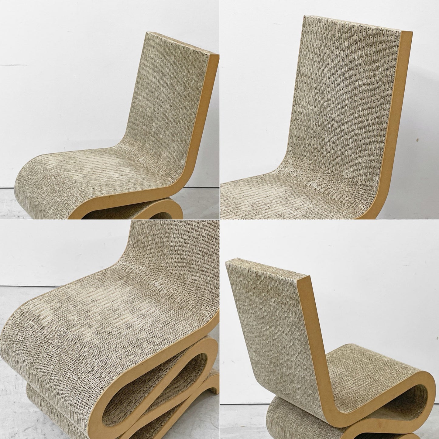 ヴィトラ vitra ウィグル サイドチェア Wiggle Side Chair 段ボール素材 フランク・ゲーリー Frank Gehry 参考定価￥¥170,500- ●