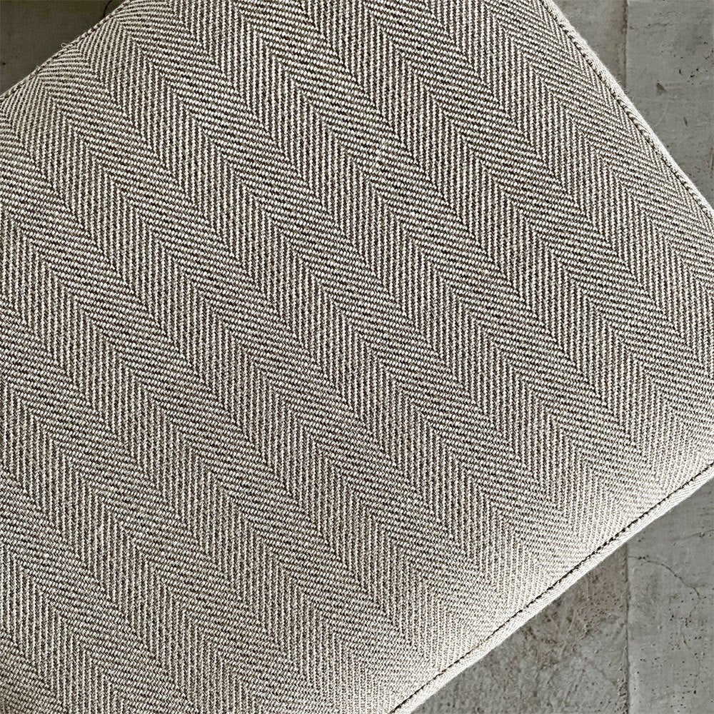 ワイスワイス WISE WISE パル PAL GC-105 オットマン W55.5cm カバーリングファブリック ヘリンボーン生地 カタログ価格￥68,250-以上 〓