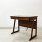 一世紀 ISSEIKI FRINK-2 DESK 90 デスク 学習机 オフィス パソコンデスク  ウォールナット材 電源タップ2口 鍵付き抽斗 A ●