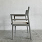 マスターウォール MASTERWAL グレイズ GRAY'S ARM CHAIR アームチェア ホワイトオーク材 ライトグレー ファブリック座面 アイボリー系 廃番仕様 展示品 〓