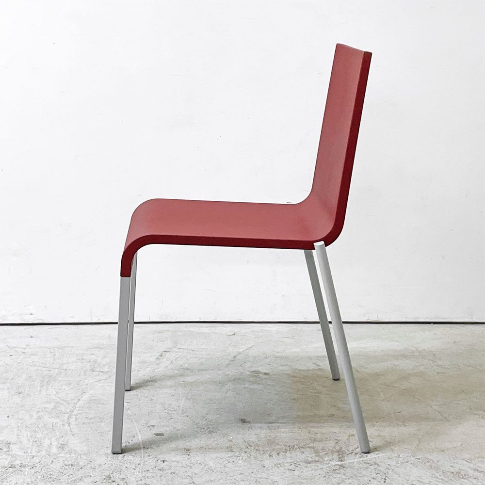 ヴィトラ vitra. ゼロスリー .03 ダイニングチェア スタッキングチェア マールテン・ヴァン・セーヴェレン Maarten Van Severen レッド A ●