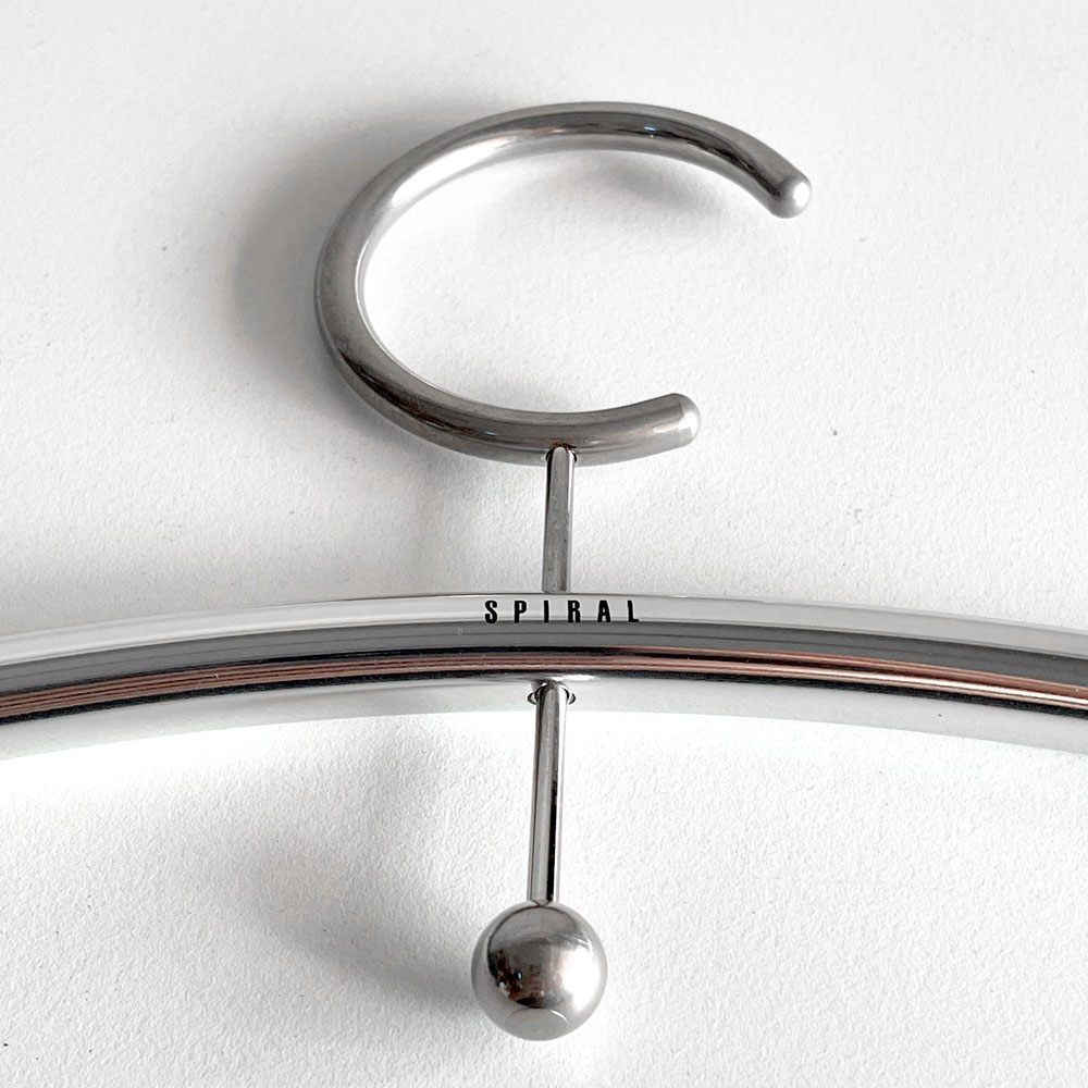 倉俣史朗 Shiro Kuramata アルミ二オ ALUMINIO ハンガー SPIRAL製 ポストモダン 廃番 希少 A  ■