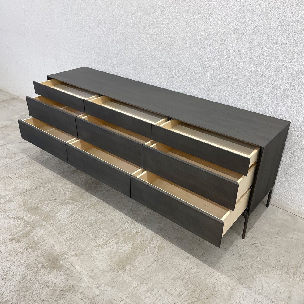 タイムアンドスタイル TIME＆STYLE スタンダードコンポジションキャビネット Standard composition cabinet チェスト 抽斗9杯 W210cm 参考価格約90万円以上 〓