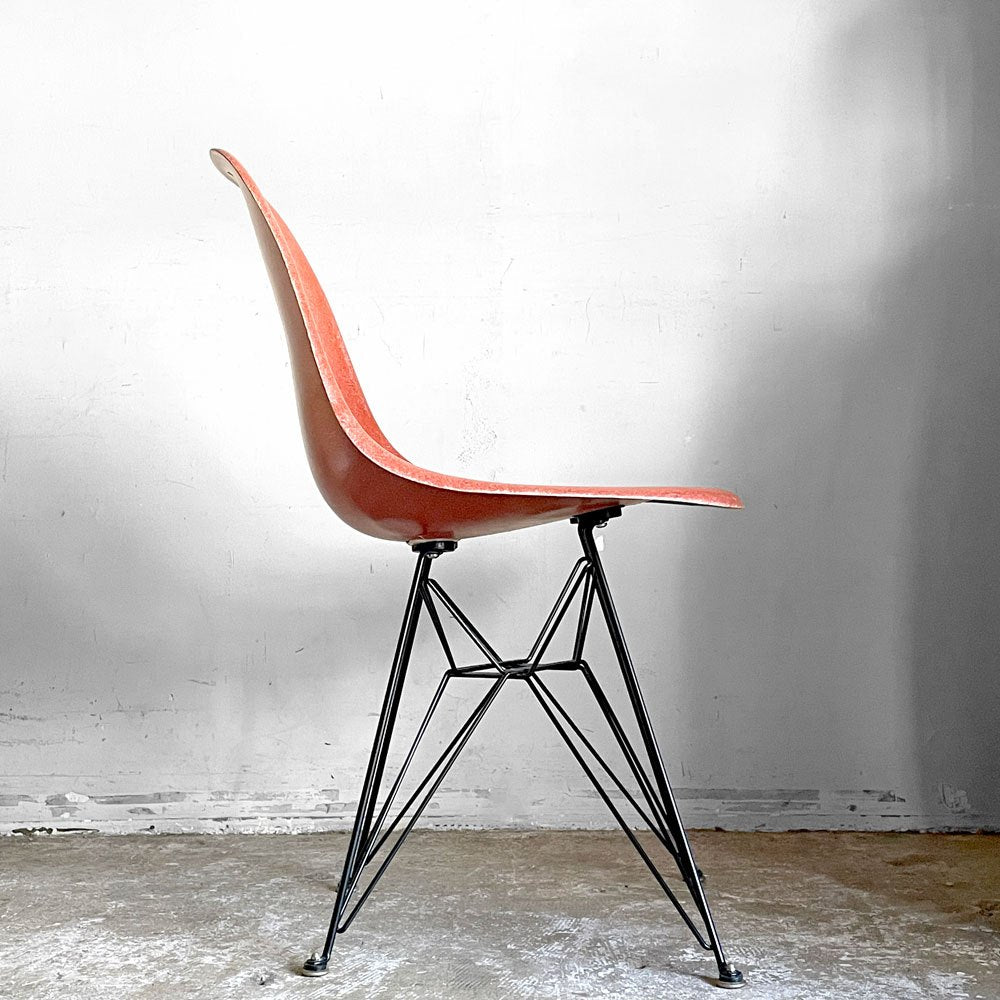 ハーマンミラー Herman Miller サイドシェルチェア セカンド 2nd FRP エッフェルベース テラコッタ ビンテージ イームズ ミッドセンチュリー ■