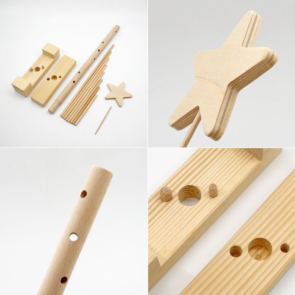 Xmas3 Wooden Tree XS クリスマスツリー 木製 卓上 スロベニア センプレ SEMPRE 取扱い ●