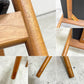 宮崎椅子製作所 ペペチェア PEPE side chair 背無垢タイプ ウォールナット ファブリック グレー系カラー フィンガージョイント 村澤一晃 参考定価￥77,440- A ●
