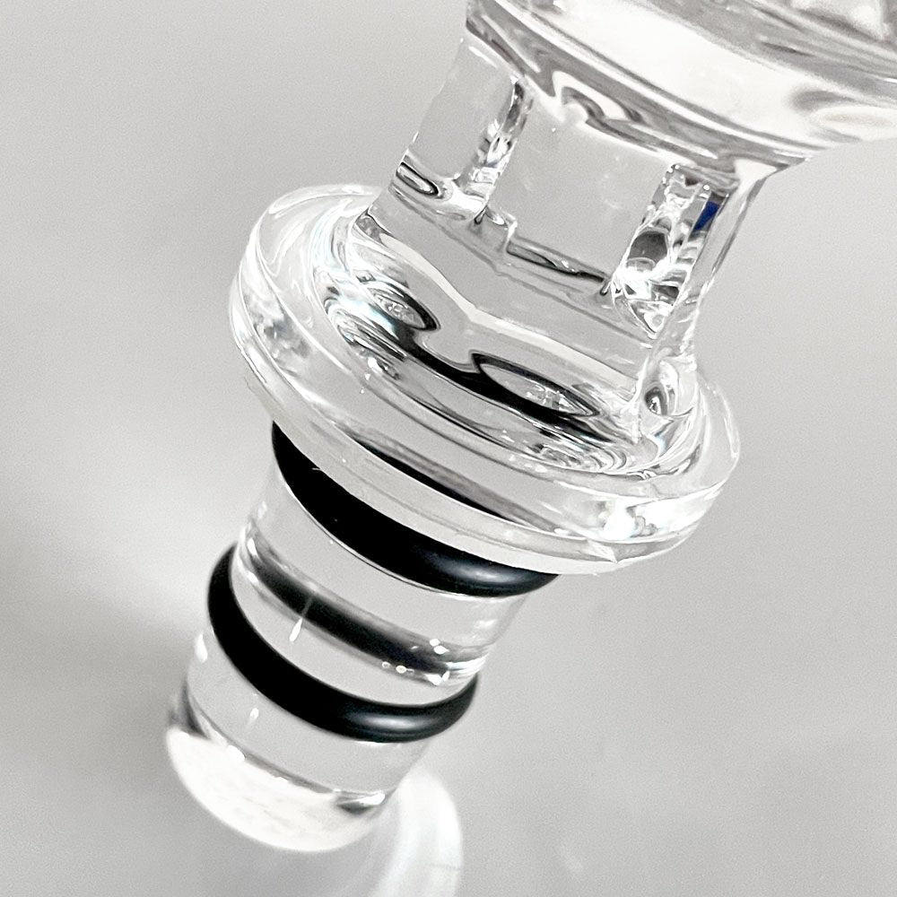 サンルイ SAINT-LOUIS ボトルキャップ ワインストッパー クリスタルガラス 箱付き 未使用品 フランス ■