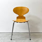 フリッツハンセン Fritz Hansen 3101 アリンコチェア アントチェア 4本脚 ナチュラルビーチ ラッカー仕上げ フェルトグライズ アルネ・ヤコブセン B ●