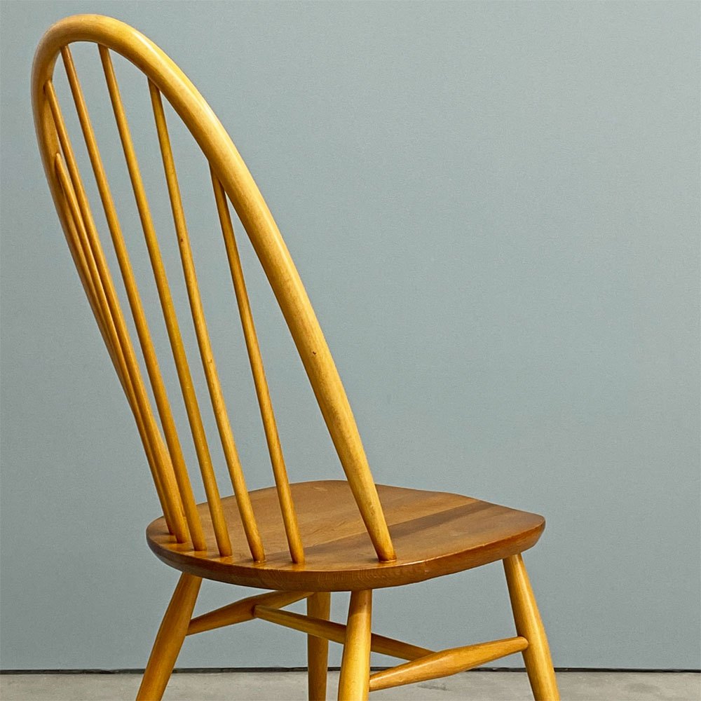 アーコール Ercol クエーカー チェア ラージ ダイニングチェア エルム×ビーチ材 英国 ビンテージ ◎