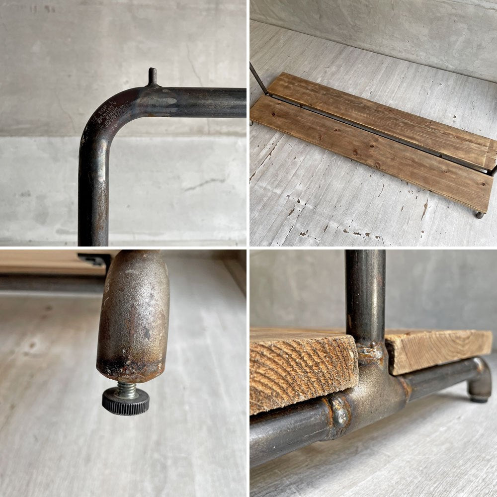 ダブルスタンダード W STANDARD ハンガーラック Hanger Rack HR-06 W140cm インダストリアル ビンテージスタイル  定価 ￥26,800- ♪