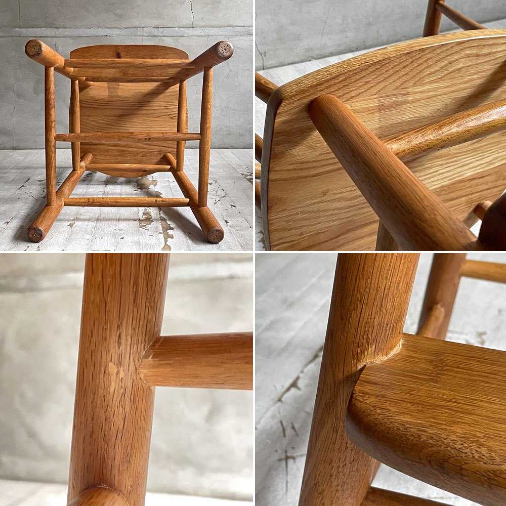 クラッシュゲート CRASH GATE イージーライフ EASY LIFE ポピー キッズチェア POPPY KIDS CHAIR 子ども椅子 チャイルドチェア ホワイトオーク オーク無垢材 オイル仕上げ 関家具 ♪