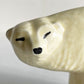 リサラーソン Lisa Larson ポーラーベア Polar Bear シロクマ 子熊 Sサイズ 陶製フィギュリン 復刻品 スウェーデン 北欧雑貨 補修あり 〓