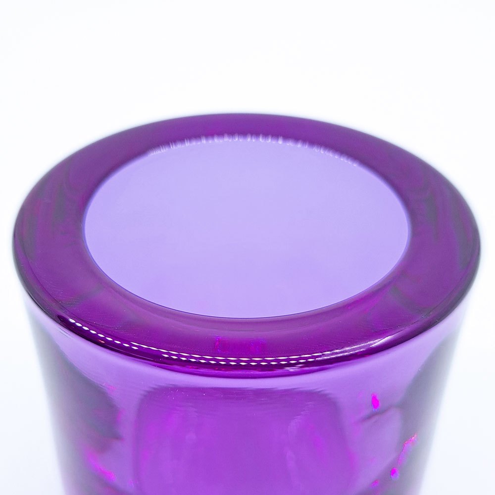 イッタラ iittala マリメッコ marimekko キビ kivi キャンドルホルダー アメジスト 60mm フィンランド 北欧雑貨 廃番カラー D ●