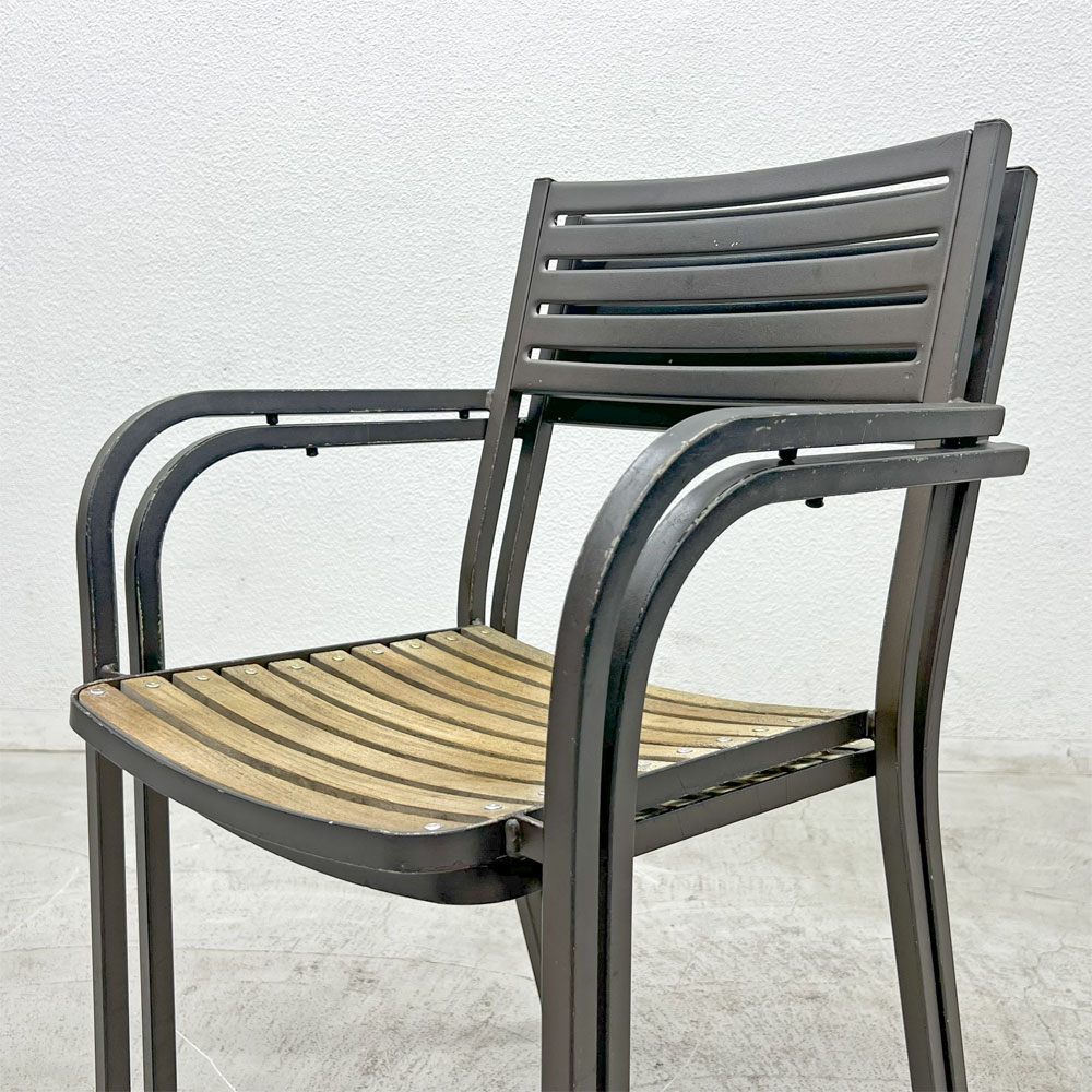 エミュー emu セーニョチェア SEGNOCHAIR ガーデンチェア アーム スタッキング イタリア ニ脚セット 〓