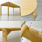 カリモクニュースタンダード Karimoku キャストール ダイニングテーブル CASTOR TABLE 150 国産ナラ材 ピュアオークカラー ナチュラル  定価\145,200- A ●