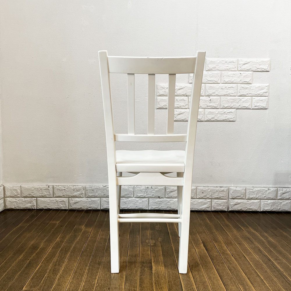 モモナチュラル MOMO Natural ランド LAND チェア ダイニングチェア ホワイトペイント カントリースタイル ◎