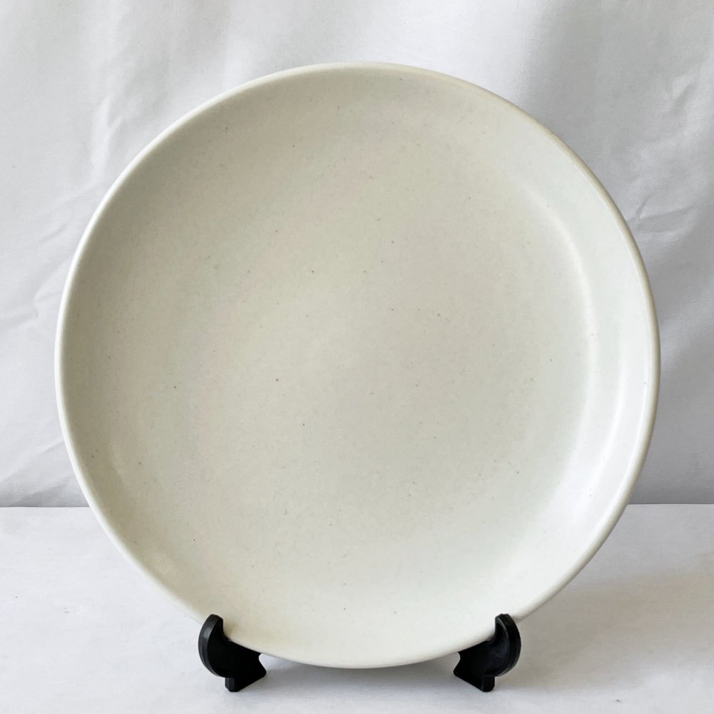 <BR>ヒースセラミックス HEATH CERAMICS デザートプレート ホワイト Φ21cm 陶器 アメリカ シンプルデザイン ◇