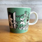 アラビア ARABIA ムーミンマグ MOOMIN ドローイング Drawing 1996-2002 グリーン トーベ・ヤンソン Tove Janson フィンランド 北欧食器  美品  ♪