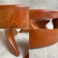ヨーガンレール ババグーリ Jurgen Lehl Babaghuri チーク無垢材 スツール Stool シグザグ脚 ハンドメイド 一木造り プリミティブ 希少 ♪