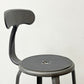 フェールトラヴァイユ FER TRAVAIL ニコルチェア NICOLLE Chair SH80cm カウンターチェア ハイスチール マットクリア仕上げ 別注モデル レザーパッド付 ブラック インダストリアル ●
