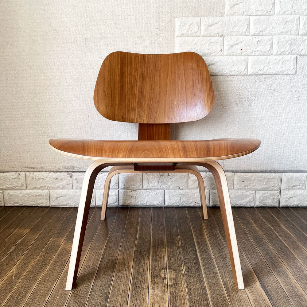 ハーマンミラー Herman Miller プライウッドラウンジチェア LCW ウッドレッグ ウォールナット C&R イームズ ミッドセンチュリー 定価￥218,900- ◎