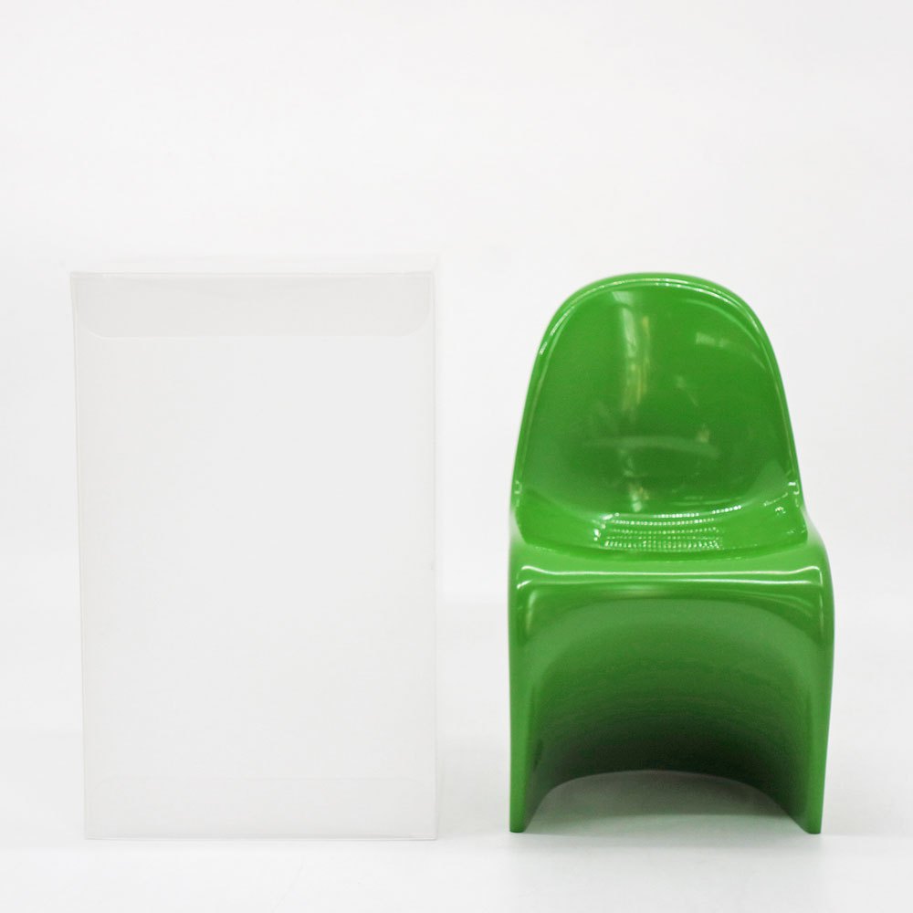 ヴィトラ デザインミュージアム Vitra Design Museum ミニチュアコレクション パントンチェア 1/6スケール 限定カラー グリーン ●