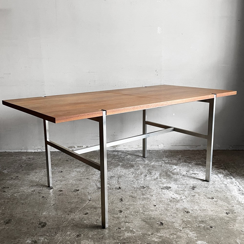 グラフ graf オーダーメイド ワークテーブル ダイニングテーブル 作業台 無垢材 スチールレッグ W160cm インダストリアル モダン ■