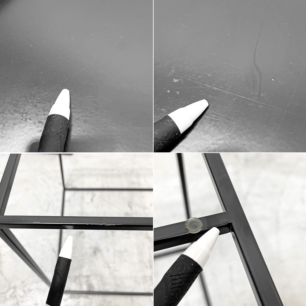 ヘイ HAY トレイテーブル Tray Table コーヒーテーブル センターテーブル Mサイズ ブラック W40cm スクエア 2Way 北欧 デンマーク モダン 定価￥42,900- B ●