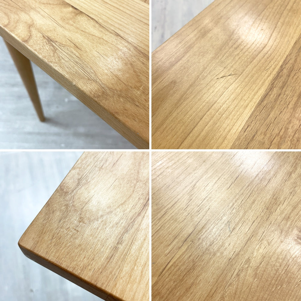 モモナチュラル MOMO Natural バンフ BANFF 片バタ式ダイニングテーブル バタフライテーブル エクステンション 伸長式 W117-140cm アルダー材 廃番 ●