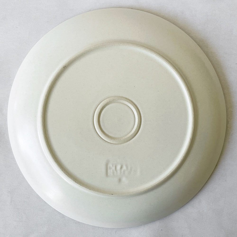 <BR>ヒースセラミックス HEATH CERAMICS デザートプレート ホワイト Φ21cm 陶器 アメリカ シンプルデザイン ◇