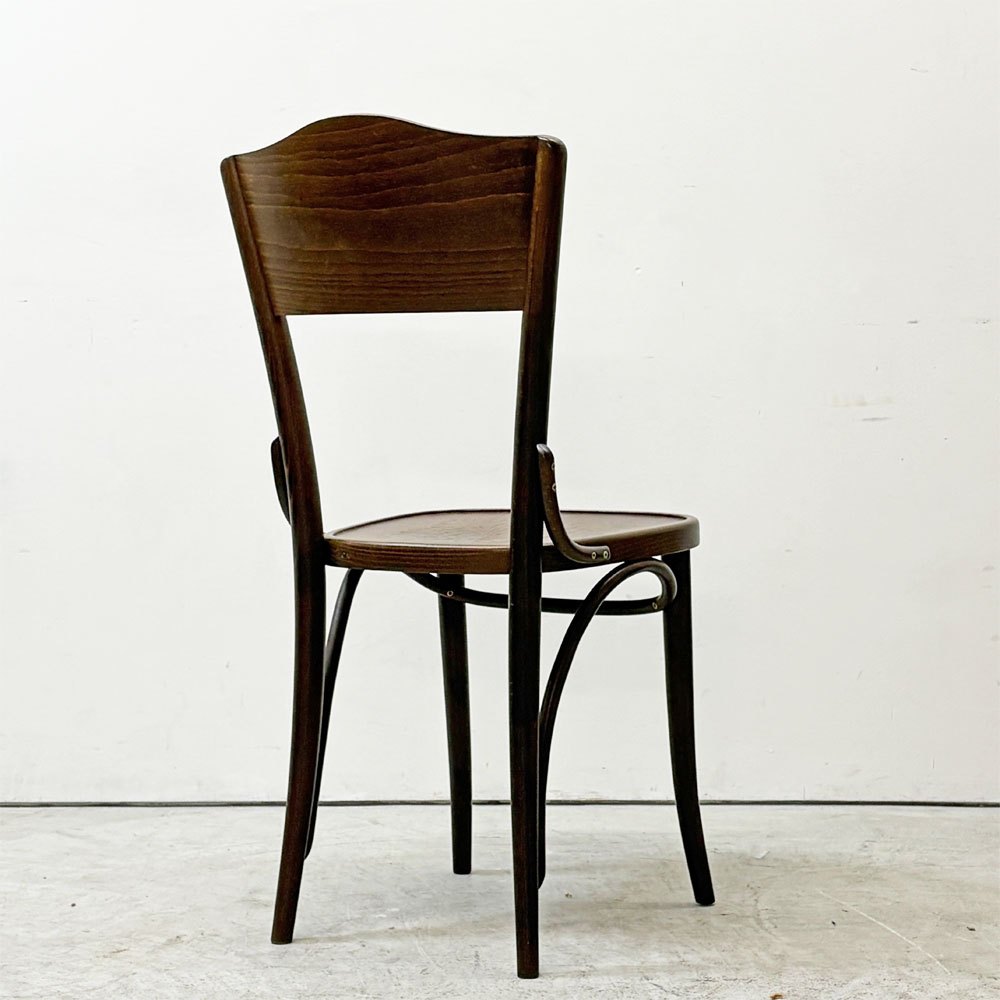 トン TON トーネット THONET No.054 ビーチ材 ベントウッドチェア ダイニングチェア カフェチェア パネルバック ベントウッド チェコ 曲木椅子 ●