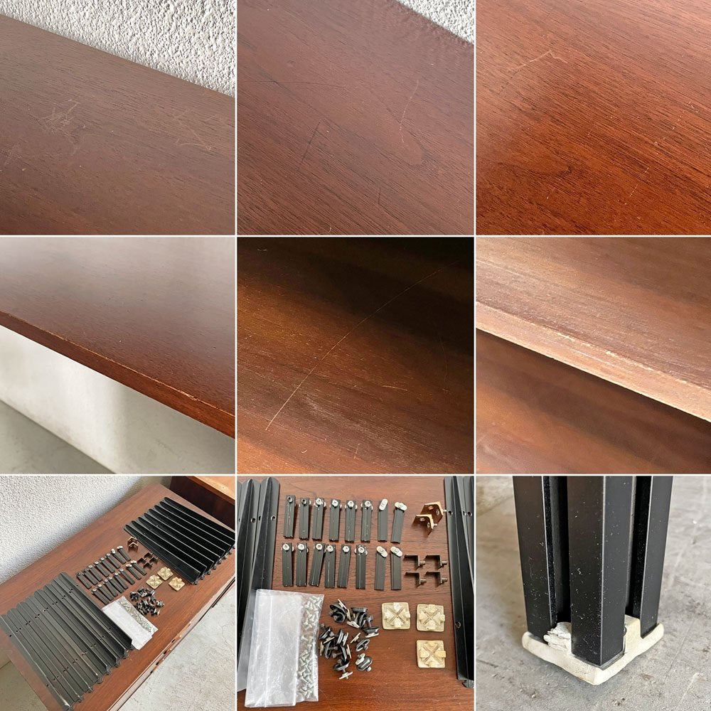 ハーマンミラー Herman Miller オムニ OMNI Space Storage System ストレージユニットシステム 3列 W297.5cm ジョージ・ネルソン USビンテージ ミッドセンチュリー 〓